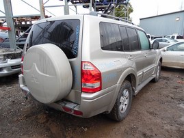 2003 MITSUBISHI MONTERO LIMITED BEIGE 3.8 AT 4WD 203949